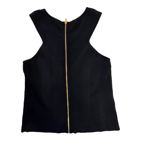 Milly Angled Rib Stretch Shell Top - Picture 7 of 9